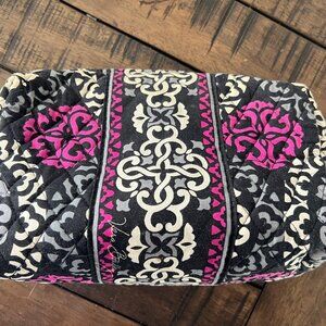 Vera Bradley Canterbury Magenta Lined Cosmetic Bag